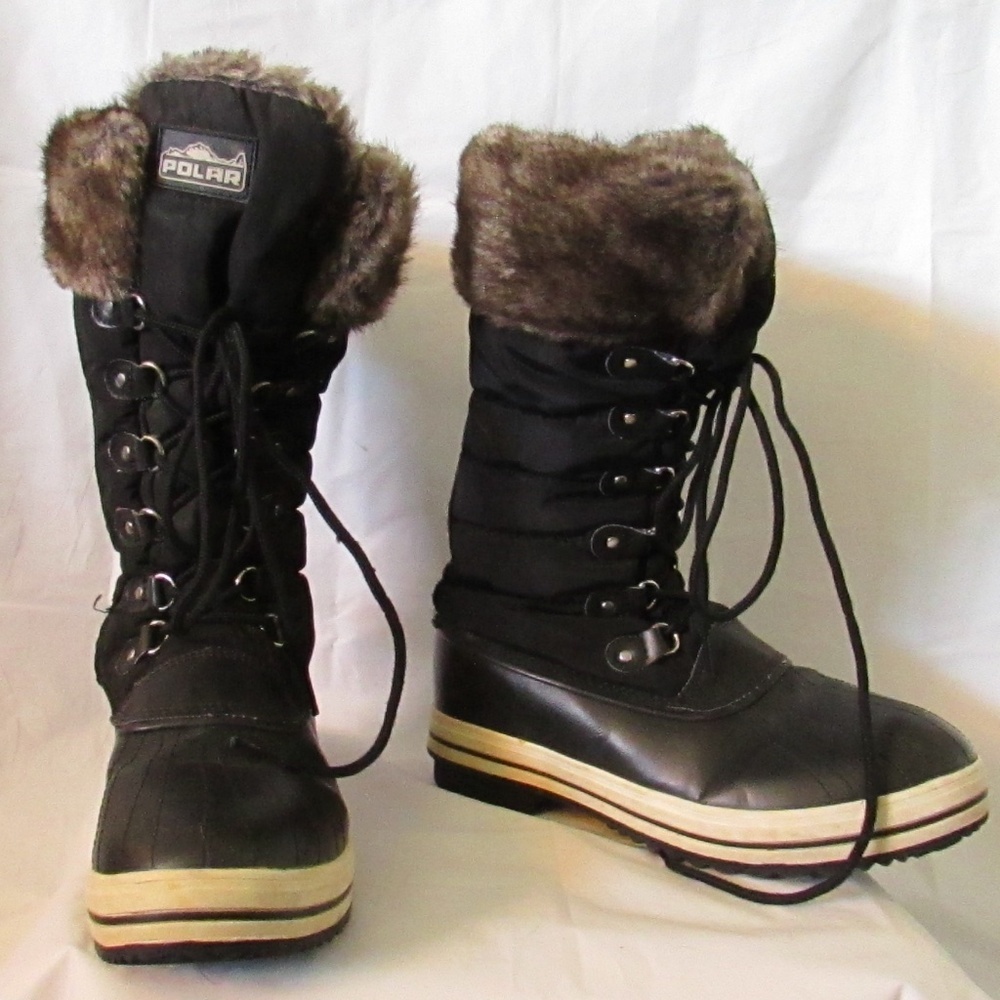 Polar (or Polaris) Women's Black Winter Boots